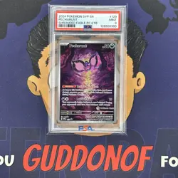 PSA 9 MINT 2024 Pokemon Center SHROUDED FABLE PECHARUNT #129 ETB Stamped Promo - Image 1