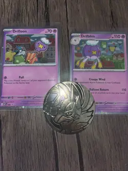 Drifloon MEP 005 Drifblim MEP 006 Black Star Promo Pokemon TCG Mega Evolution NM - Image 1