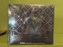 Pokemon TCG PALDEAN Fates Pokemon Center Elite Trainer Box With Protective Case! - Image 1