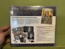 Pokemon TCG PALDEAN Fates Pokemon Center Elite Trainer Box With Protective Case! - Image 3