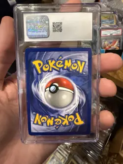 1999 Pokemon Dragonite Black Star Movie Promo 5 CGC 8 *minor scratches - Image 2