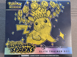SEALED Pokemon TCG Surging Sparks Pokemon Center Elite Trainer Box ETB - Image 1