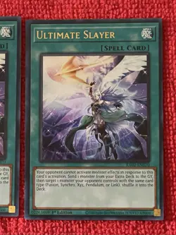YuGiOh! 3 X Ultimate Slayer (UR) - 25th Anniversary Rarity Collection II (RA02) - Image 5