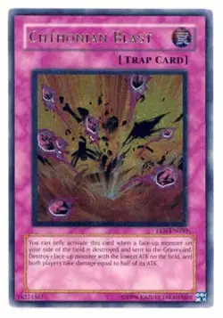 Yugioh! HP Chthonian Blast - EEN-EN050 - Ultimate Rare - Unlimited Edition Heavi - Image 1