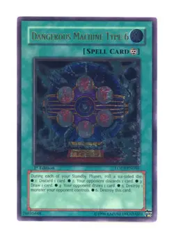 Yugioh! HP Dangerous Machine Type-6 - LODT-EN096 - Ultimate Rare - 1st Edition H - Image 1