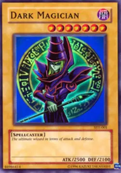Yugioh! HP Dark Magician - SYE-001 - Super Rare - Unlimited Edition Heavily Play - Image 1