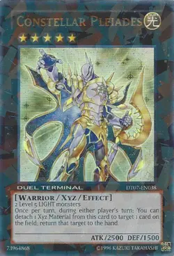Yugioh! HP Constellar Pleiades - DT07-EN038 - Ultra Rare - Duel Terminal Heavily - Image 1