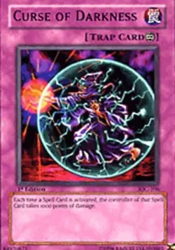 Yugioh! HP Curse of Darkness - IOC-106 - Rare - 1st Edition Heavily Played, Engl - Image 1