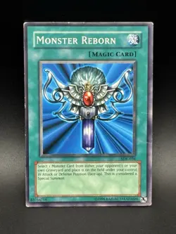 1996 YuGiOh Starter Deck: Kaiba - SDK-036 Monster Reborn - MP - Image 1