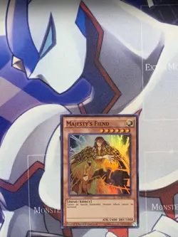 Yugioh Majesty's Fiend Super Rare CT12-EN004 Lightly Played - Image 1