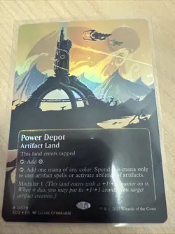 Power Depot (0079) (Borderless) -Foil Near Mint MTG Stellar Sights - Image 1