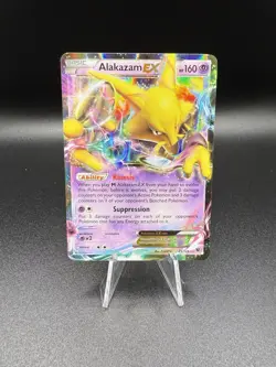 Alakazam EX 25/124 Pokemon Trading Card 2016 Holo - Image 1