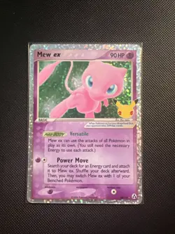 Pokemon Mew EX Celebrations 25th Anniversary Ultra Rare Holo Card 88/92 - Image 1