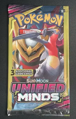 Pokemon Sun & Moon Unified Minds | 3 Card Mini Booster Pack - Image 1