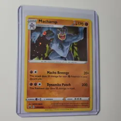 Machamp SWSH053 Black Star Promo 2020 Holo Pokemon Card NM-Mint - Image 1