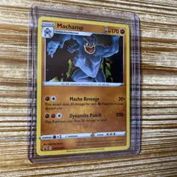 MACHAMP SWSH053 Black Star Promo Holo Card 2020 Near Mint - Mint - Image 3