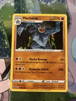 Machamp SWSH053 Black Star Promo Holo Card 2020 Near Mint - Image 1