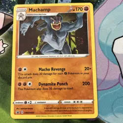Machamp SWSH053 Black Star Promo Holo Card 2020 Near Mint - Image 3