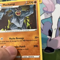 Machamp SWSH053 Black Star Promo Holo Card 2020 Near Mint - Image 5