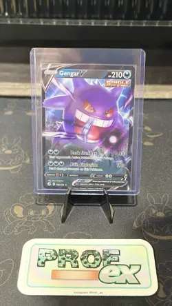 Pokemon 2021 TCG Gengar v Fusion Strike Ultra Rare Holo Card 156/264 SWSH - Image 3