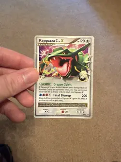 Pokemon TCG Rayquaza C LV.X Black Star Promotional Holo Card DP47 - Image 1