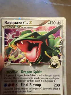 Pokemon TCG Rayquaza C LV.X Black Star Promotional Holo Card DP47 - Image 2