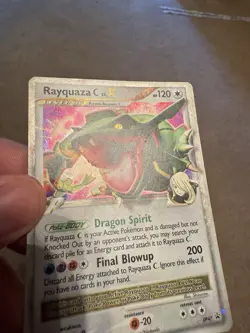 Pokemon TCG Rayquaza C LV.X Black Star Promotional Holo Card DP47 - Image 3