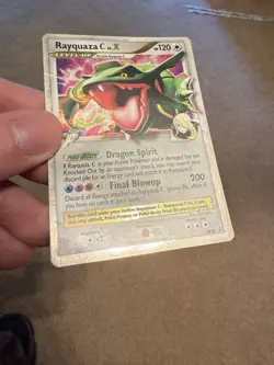 Pokemon TCG Rayquaza C LV.X Black Star Promotional Holo Card DP47 - Image 4