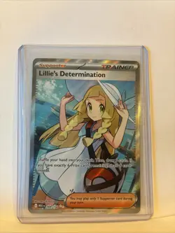 Pokemon TCG Mega Evolution Lillie’s Determination Full Art Trainer Card 169/132 - Image 3