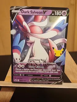 Dark Sylveon V SWSH134 SWSH: Sword & Shield Promo Cards Holo - Image 1