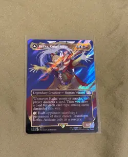 Kefka, Court Mage (Borderless) (Surge Foil) -Foil Near Mint MTG - Image 1