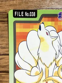 Pokemon Carddass Card Ninetales File No.38 Bandai Pocket Monsters 1997 Japan - Image 3