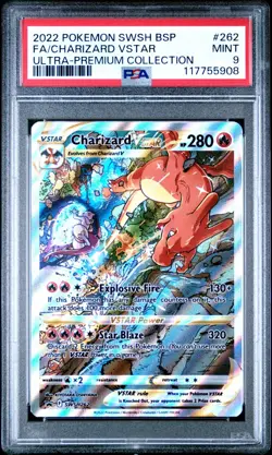 PSA 9 Charizard VSTAR SWSH262 SWSH: Sword & Shield Promo Cards Holo - Image 1