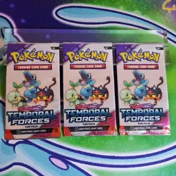 Pokemon Temporal Forces Fun Pack: 3 Cards New Sealed Scarlet & Violet: Temporal - Image 5