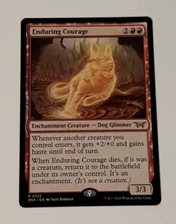 MTG Enduring Courage - Duskmourn: House of Horror LP - Image 1