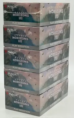 Lot of (5) Magic: The Gathering Modern Horizons 3 Play Booster Box - 36 Packs - Image 3