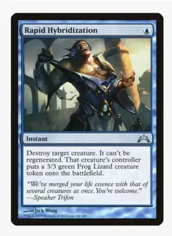 Rapid Hybridization | Gatecrash GTC | MTG | EDH Pauper Blue Removal | NM - Image 1
