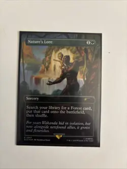 Nature's Lore Groot MTG Marvel Secret Lair NM Foil Unplayed SLD Black Panther - Image 1
