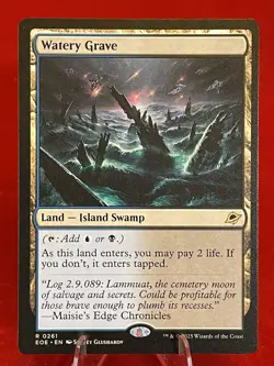 Magic: The Gathering - Watery Grave (Edge of Eternities) - NM, Regular, R0261 - Image 1