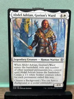 MTG TCG: Abdel Adrian, Gorion's Ward 2/361, Battle for Baldur's Gate - Image 1