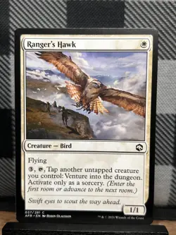 MTG TCG: Ranger's Hawk 37/281, Adventure In The Forgotten Realms - Image 1