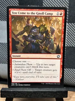 MTG TCG: You Come to the Gnoll Camp 168/281, Adventures in the Forgotten Realms - Image 1