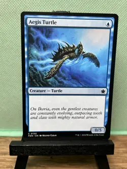 MTG TCG: Aegis Turtle 150, Foundations - Image 1