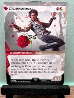 MTG TCG: Ezio, Brash Novice 145, (Showcase) Universes Beyond: Assassin's Creed - Image 1