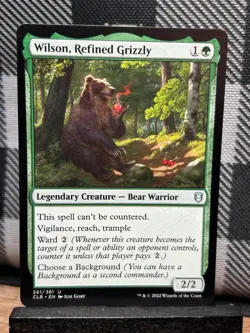 MTG TCG: Wilson, Refined Grizzly 261/361, Battle For Baldur's Gate - Image 1