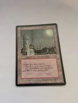 Fallen Empires Magic: The Gathering Ebon Stronghold MTG LP - Image 1