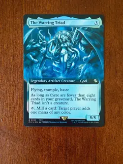 The Warring Triad - FOIL Extended Art - Commander: Final Fantasy - NM MTG - Image 1