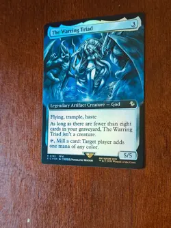 The Warring Triad - FOIL Extended Art - Commander: Final Fantasy - NM MTG - Image 2