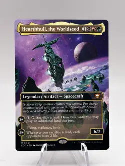 Hearthhull, the Worldseed 0001 Borderless Commander: Edge of Eternities MTG NM - Image 1