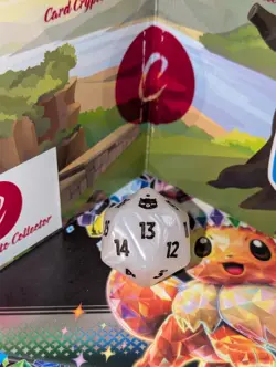 MTG Final Fantasy Oversized D20 White spindown life counter die - Image 3